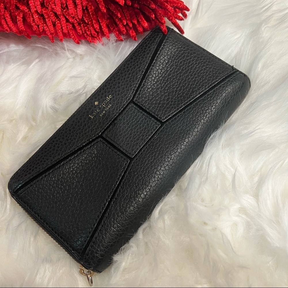 kate spade black wallet